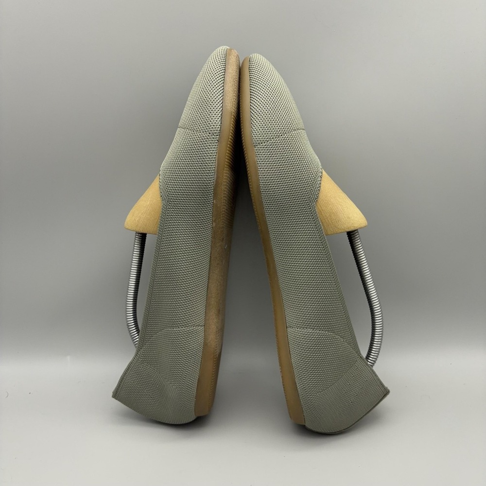 Torrid Shoes Womens Size 10.5 Green 4F Sage Stretch Knit Flats Slip On NWT - Picture 8 of 12